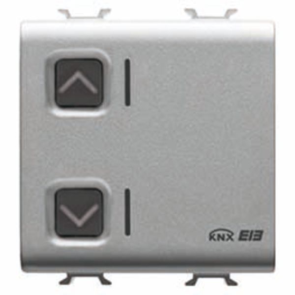ACTUATOR FOR ROLLER SHUTTERS - 1 CHANNEL - 6A - KNX - 2 MODULES - BLACK - CHORUS image 2