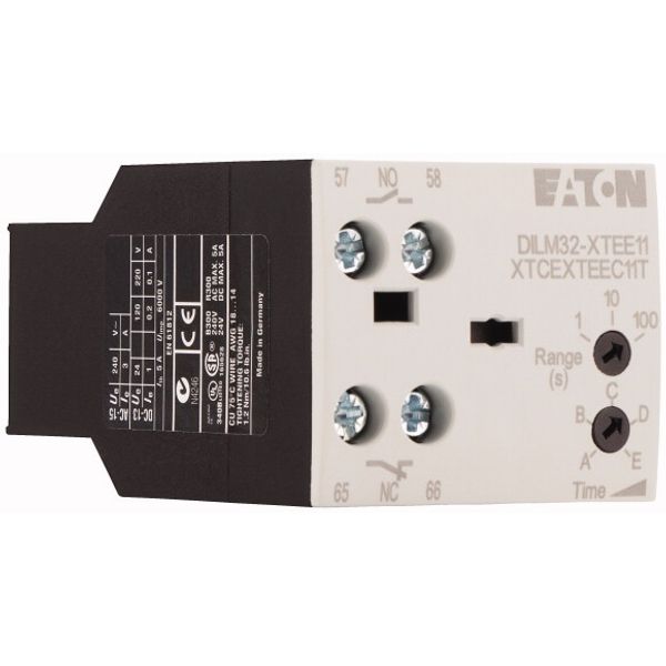 Timer module, 24VAC/DC, 0.1-100s, on-delayed image 4