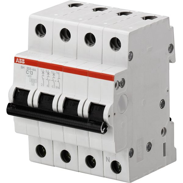 SH203-C40NA Miniature Circuit Breaker - 3+NP - C - 40 A image 1