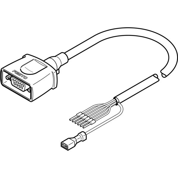 NEBM-S1G9-E-7-Q5-LE6 Motor cable image 1