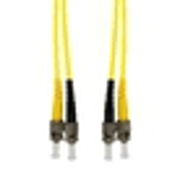 FO Patchcord Duplex ST/ST, 9/125æm OS2, LS0H-3, yellow, 5.0m image 2