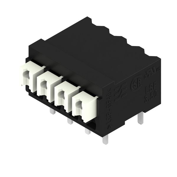 PCB terminal, 3.50 mm, Number of poles: 4, Conductor outlet direction: image 2