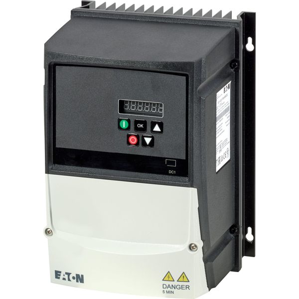 Variable frequency drive, 115 V AC, single-phase, 5.8 A, 1.1 kW, IP66/NEMA 4X, Brake chopper, 7-digital display assembly, Additional PCB protection, U image 14