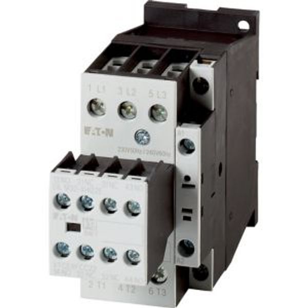 Contactor, 380 V 400 V 7.5 kW, 2 N/O, 2 NC, 230 V 50 Hz, 240 V 60 Hz, AC operation, Screw terminals image 2