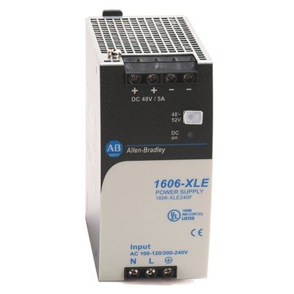 Allen-Bradley 1606-XLE480EP Power Supply, 480W, 1PH, 24-28VDC, 20A, Screw terminals image 1