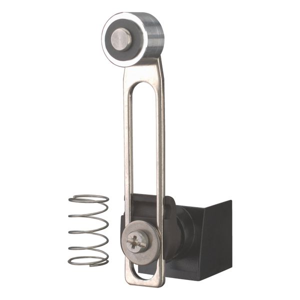 Adjustable roller lever, D=18mm, metal image 3