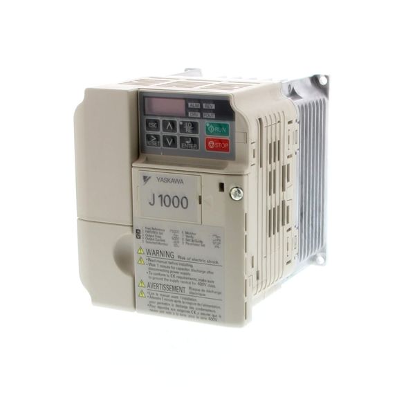Inverter drive, 1.5kW, 8A, 240 VAC, single-phase, max. output freq. 40 image 1