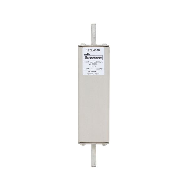 Fuse-link, high speed, 100 A, AC 2000 V, compact size 1, 43 x 58 x 200 mm, aR, DIN, IEC, single indicator image 8