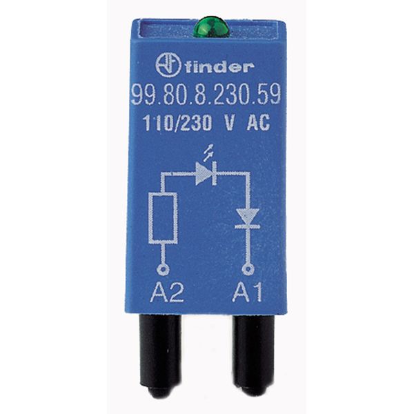 Module LED-ind.red+diode 24VDC/94.XX.X, 95.XX.X, 97.5X.X (99.80.9.024.90) image 3