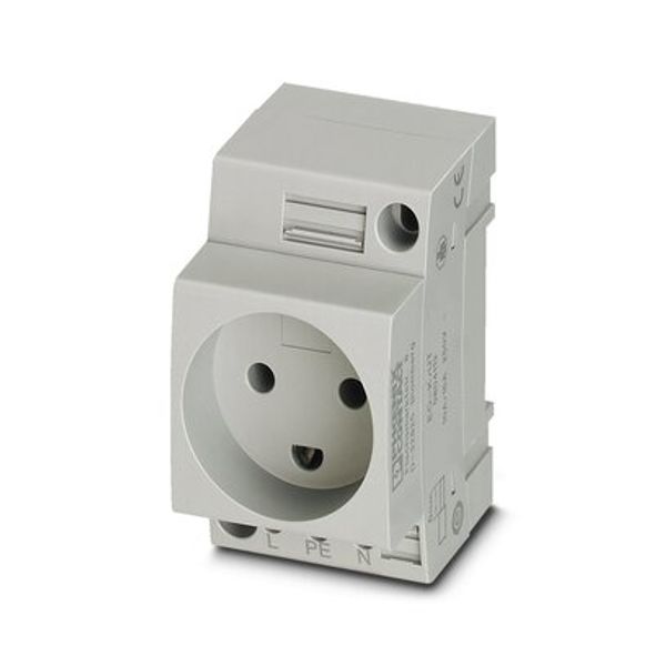 Socket outlet for distribution board Phoenix Contact EO-K/UT 250V 16A AC image 1