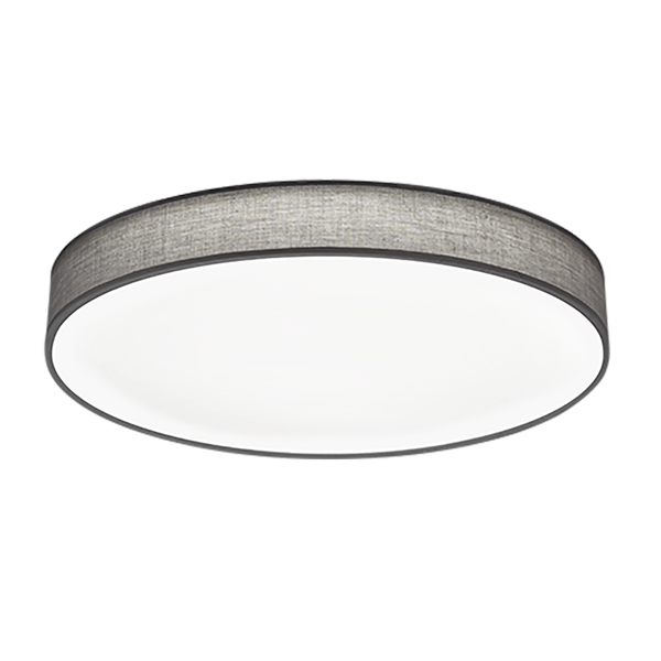 Lugano LED ceiling lamp 75 cm grey image 1