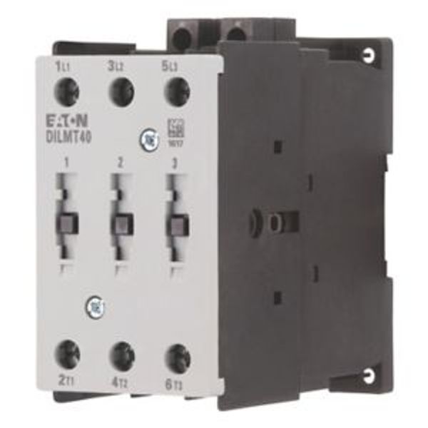 Contactor, 3 pole, 380 V 400 V: 18.5 kW, 24 V DC, DC operation, Screw terminals image 8