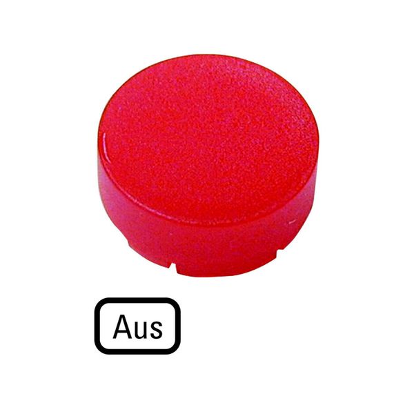 Button lens, raised red, AUS image 3