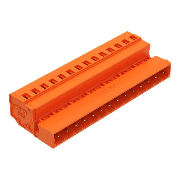 1-conductor male connector CAGE CLAMP® 2.5 mm² orange image 1