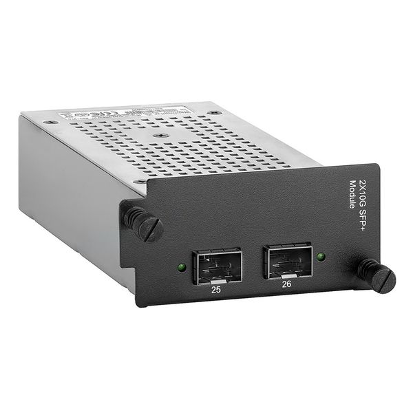 Media interface module, 10-Gigabit Ethernet, 2x 10GBaseSFP+ slot image 1