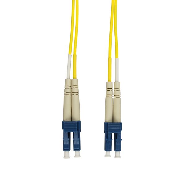 FO Patchcord Duplex LC/LC, 9/125æm OS2, LS0H-3, yellow, 1.0m image 1