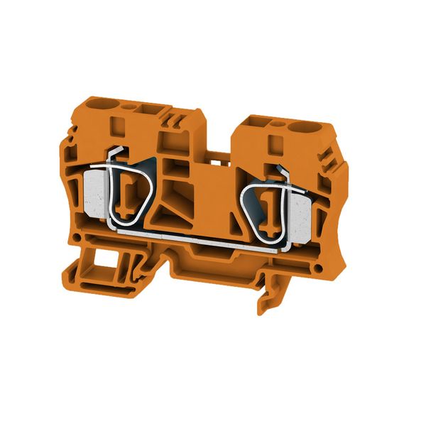 Feed-through terminal block, Tension-clamp connection, 10 mm², 1000 V, image 1