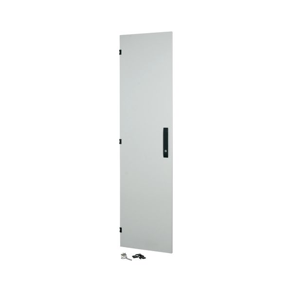 Connection area door, closed, HxW=1625x420mm, grey image 2