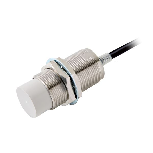 Proximity sensor, inductive, nickel-brass, long body, M30, unshielded, image 1