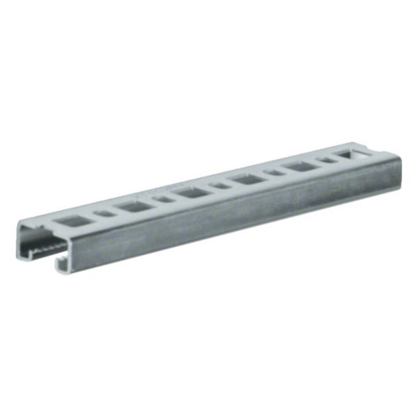 C-profile rail made of galvanized sheet steel 25x50mm length 3000mm image 1