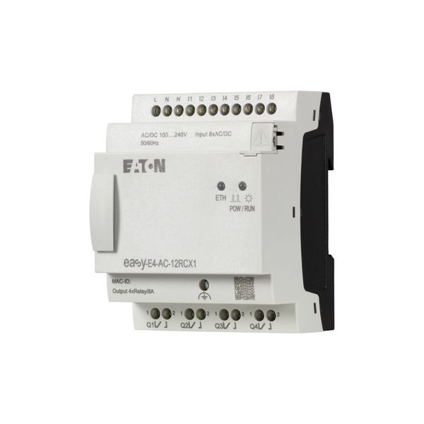 Control relays, easyE4 (expandable, Ethernet), 100 - 240 V AC, 110 - 220 V DC (cULus: 100 - 110 V DC), Inputs Digital: 8, screw terminal image 12