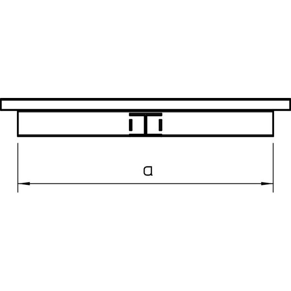 LKM T60100FS T piece with cover 60x100mm image 2