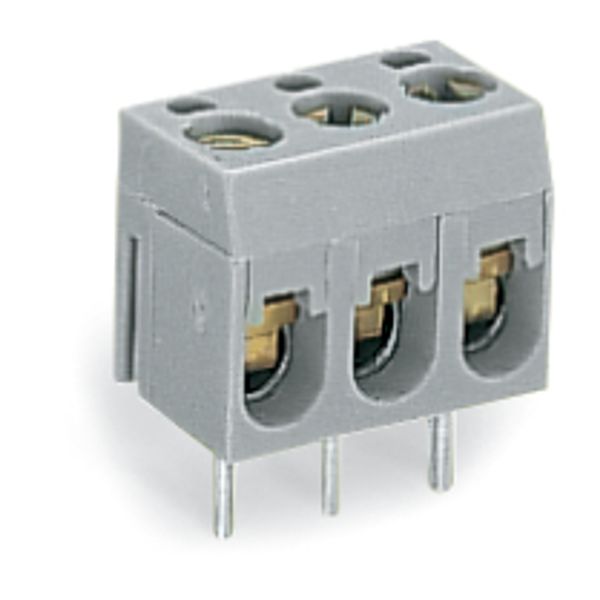 PCB terminal block 2.5 mm² Pin spacing 10 mm gray image 2