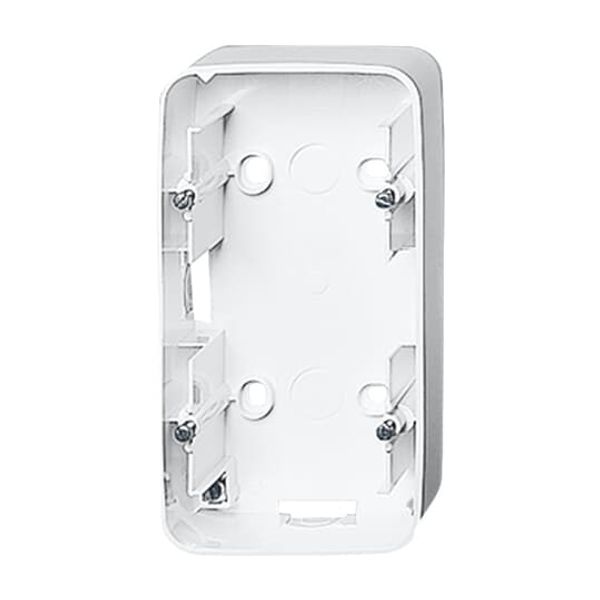 1703-24G Cover Frames Surface-mounted, dry Studio white image 3
