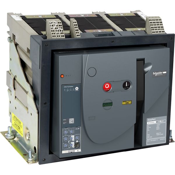 EP MVS CB 1600A 50kA 3P MF ET2 fixed manual circuit breaker image 2