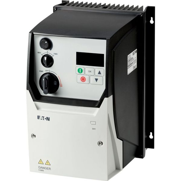 Variable frequency drive, 400 V AC, 3-phase, 14 A, 5.5 kW, IP66/NEMA 4X, Radio interference suppression filter, OLED display, Local controls image 6