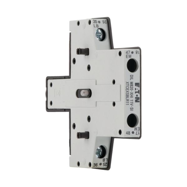 Auxiliary contact module, 2 pole, Ith= 10 A, 1 N/OE, 1 NCL, Side mounted, Screw terminals, DILM250 - DILH2600 image 10