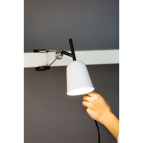 STUDIO WHITE CLIP LAMP image 2
