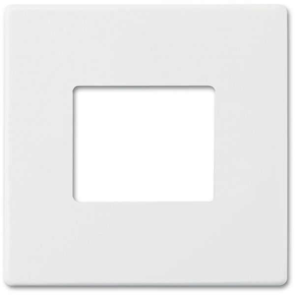 6476-884 CoverPlates (partly incl. Insert) Safety technology studio white matt image 1