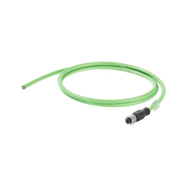 PROFINET Cable (assembled), M12 D-code – IP 67 straight socket, Open image 1