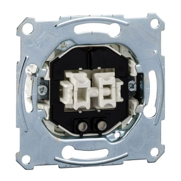 Two-circuit swit.insrt 1P w. locat.light,flush-mntd,16 AX, AC 250 V, screw term. image 3