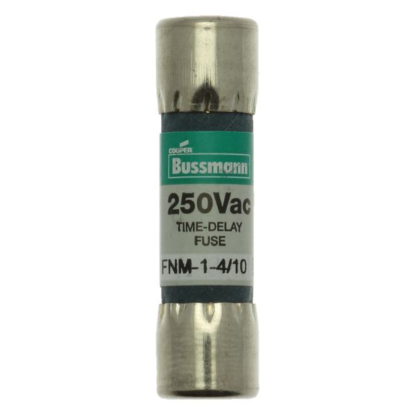 Fuse-link, low voltage, 1.4 A, AC 250 V, 10 x 38 mm, supplemental, UL, CSA, time-delay image 5