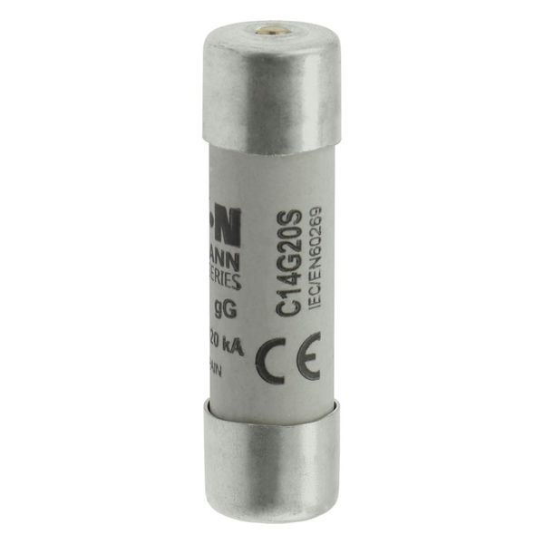 Fuse-link, LV, 20 A, AC 500 V, 14 x 51 mm, gL/gG, IEC, with striker image 19