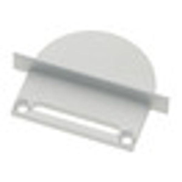 Profile end cap CLU round with longhole incl. Screws image 2