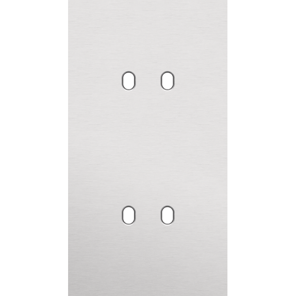 Twofold faceplate, vertical 71 mm centre distance, for double switch f image 1