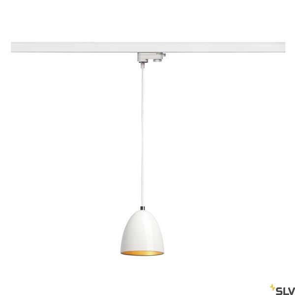 PARA CONE 14 pendulum luminaire, GU10, round, white/gold image 1