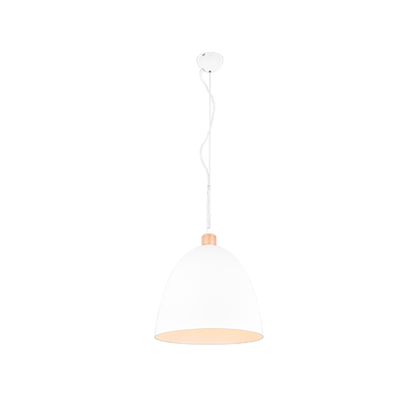 Jagger pendant 40 cm E27 matt white image 1