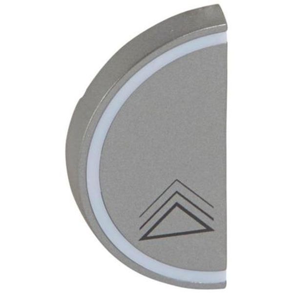 Round key cover Arteor BUS/SCS - dimmer symbol - 1 module left-hand - magnesium image 1