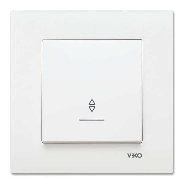 Karre White (Quick Connection) Illuminated Two Way Switch image 1