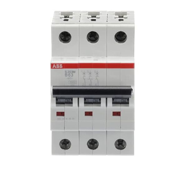 S203M-B63 Miniature Circuit Breaker - 3P - B - 63 A image 6