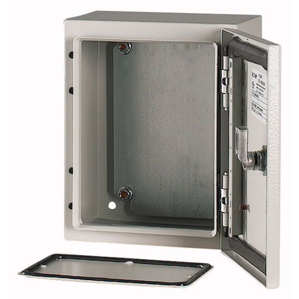 Wall enclosure with mounting plate, HxWxD=250x200x150mm image 3