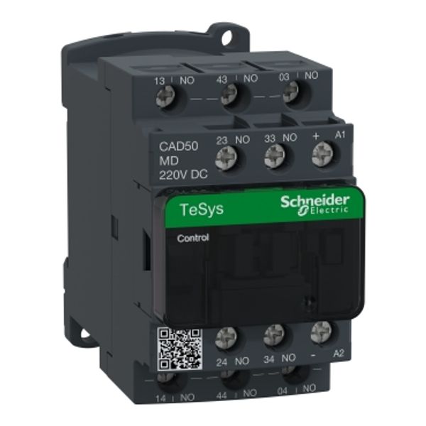TeSys Deca control relay - 5 NO - = 690 V - 220 V DC standard coil image 4