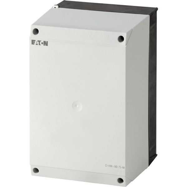 Insulated enclosure, HxWxD=240x160x160mm, +mounting rail, NA type image 3