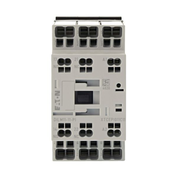 Contactor, 3 pole, 380 V 400 V 5 kW, 1 N/O, 1 NC, 230 V 50/60 Hz, AC operation, Push in terminals image 5