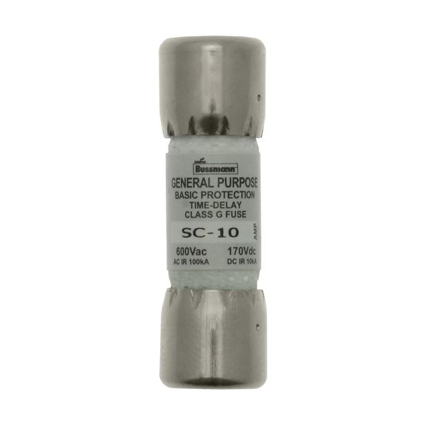Fuse-link, low voltage, 10 A, AC 600 V, DC 170 V, 33.3 x 10.4 mm, G, UL, CSA, time-delay image 5