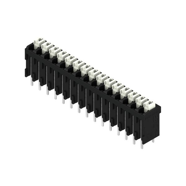 PCB terminal, 3.81 mm, Number of poles: 15, Conductor outlet direction image 4